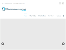 Tablet Screenshot of okanaganacupuncture.com